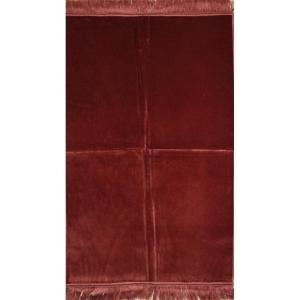 imageModefa Turkish Islamic Velvet Janamaz Prayer Rug  Prayer Mat Carpet for Men and Women  Traditional Muslim Sajadah  Ramadan or Eid Gift  Solid Simple RedRose Pink