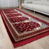 imageModefa Turkish Islamic Prayer Rug  Multi Person Janamaz Sajada for Family or Large Gathering ampamp Group Praying Carpet  Wide Plush Velvet Praying Mat Mihrab Red  5 PersonLong 5 Person Red