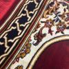 imageModefa Turkish Islamic Prayer Rug  Multi Person Janamaz Sajada for Family or Large Gathering ampamp Group Praying Carpet  Wide Plush Velvet Praying Mat Mihrab Red  5 PersonRed