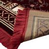 imageModefa Turkish Islamic Prayer Rug  Multi Person Janamaz Sajada for Family or Large Gathering ampamp Group Praying Carpet  Wide Plush Velvet Praying Mat Mihrab Red  5 PersonLong 5 Person Red
