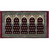 imageModefa Turkish Islamic Prayer Rug  Multi Person Janamaz Sajada for Family or Large Gathering ampamp Group Praying Carpet  Wide Plush Velvet Praying Mat Mihrab Red  5 PersonRed