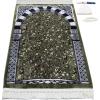 imageModefa Velvet Prayer Rug  Soft Plush Janamaz for Men Women Ramadan Eid Gift with Miswak Kufi Tesbih Thick Kilim Style Turkish Carpet Musallah Sajadah Mihrab RedGreen