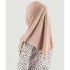 imageModefa Islamic Girl Child Practical Amira Hijab Two Piece Muslim Scarf ampamp Bonnet  Instant Easy HijabBeige