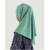 imageModefa Islamic Girl Child Practical Amira Hijab Two Piece Muslim Scarf ampamp Bonnet  Instant Easy HijabMint Jade