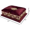 imageModefa Islamic Turkish Holy Quran in Arabic with Keepsake Velvet Gift Case ampamp Prayer Beads 429 GrayRed