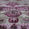 imageModefa Turkish Islamic Velvet Prayer Rug  Prayer Mat Carpet for Men and Women  Traditional Muslim Janamaz Sajada  Ramadan or Eid Gift  with Car Hanger  Luxury Winter Rose PinkGrayPink  Gray
