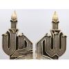 imageModefa Combo Gift Set Islamic Turkish Gift Table Decor 2 Piece Set Sculptures Bookends Arabic Allah Muhammad Musenna GoldGold
