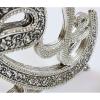 imageModefa Islamic Turkish Gift Table Decor 2 Piece Set Sculptures Bookends Arabic Allah Muhammad Waw GoldSilver