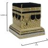 imageModefa Islamic Turkish Home Table Decor Kaba Replica Model Showpiece Eid Gift Gold with Car Hanger Gold LargeGold