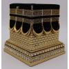 imageModefa Islamic Turkish Home Table Decor Kaba Replica Model Showpiece Eid Gift Gold with Car Hanger Gold LargeGold