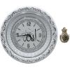 imageModefa Islamic Turkish Home Table Wall Decor Elegant Shelf Clock Eid Gift Allah ampamp Ayatul Kursi with Car Hanger BlackGoldWhiteSilver