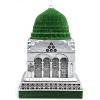 imageModefa Islamic Turkish Table Decor Showpiece Gift Sculpture Figure  AlMasjid anNabawi Medine The Prophets Mosque  Holy Kaba Replica Silver