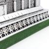 imageModefa Islamic Turkish Table Decor Showpiece Gift Sculpture Figure  AlMasjid anNabawi Medine The Prophets Mosque  Holy Kaba Replica Silver