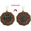 imageTurkish Islamic Ottoman DoubleSided Allah Muhammad Star Shaped Car Rear View Mirror Hanger Medallion Pendant Accessory SilverBlueGoldRed