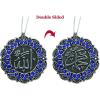 imageTurkish Islamic Ottoman DoubleSided Allah Muhammad Star Shaped Car Rear View Mirror Hanger Medallion Pendant Accessory SilverBlueSilverBlue