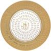 imageModefa Islamic Turkish Home Wall Decor Decorative Art Display Plate 99 Names of Allah ESMA Asma 35cm GoldBlackGoldWhite
