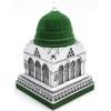 imageModefa Islamic Turkish Table Decor Showpiece Gift Sculpture Figure  AlMasjid anNabawi Medine The Prophets Mosque  Holy Kaba Replica Silver