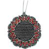 imageTurkish Islamic Ottoman DoubleSided Ayatul Kursi Nazar Dua Star Shaped Car Rear View Mirror Hanger Medallion Pendant Accessory GoldWhite 7cm 275inSilverRed