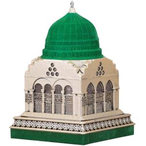 imageModefa Islamic Turkish Table Decor Showpiece Gift Sculpture Figure  AlMasjid anNabawi Medine The Prophets Mosque  Holy Kaba Replica Mother of Pearl
