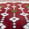 imageModefa Turkish Islamic Prayer Rug  Large Gathering ampamp Group Praying Carpet  Wide Plush Velvet Praying Mat  Multi Person Muslim Janamaz Sajada for Family  8 Person Red 3Red 3