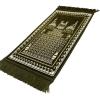 imageModefa Islamic Turkish Velvet Prayer Rug Small Child Toddler Namaz Sajjadah Janamaz KB TurquoiseOlive Green