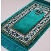 imageModefa Islamic Turkish Velvet Prayer Rug Small Child Toddler Namaz Sajjadah Janamaz KB TurquoiseTurquoise