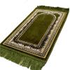 imageModefa Turkish Islamic Velvet Prayer Rug  Soft Small Child Praying Carpet  Muslim Janamaz Sajada for Kids ampamp Toddlers  Ramadan or Eid Gift for Boys ampamp Girls  Lattice RedVine Border Arch Olive Green