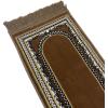 imageModefa Turkish Islamic Velvet Prayer Rug  Soft Small Child Praying Carpet  Muslim Janamaz Sajada for Kids ampamp Toddlers  Ramadan or Eid Gift for Boys ampamp Girls  Lattice RedVine Border Arch Brown