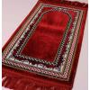 imageModefa Turkish Islamic Velvet Prayer Rug  Soft Small Child Praying Carpet  Muslim Janamaz Sajada for Kids ampamp Toddlers  Ramadan or Eid Gift for Boys ampamp Girls  Lattice RedRed