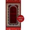 imageModefa Turkish Islamic Velvet Prayer Rug  Soft Small Child Praying Carpet  Muslim Janamaz Sajada for Kids ampamp Toddlers  Ramadan or Eid Gift for Boys ampamp Girls  Lattice RedRed
