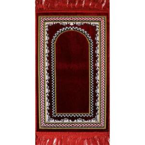 imageModefa Turkish Islamic Velvet Prayer Rug  Soft Small Child Praying Carpet  Muslim Janamaz Sajada for Kids ampamp Toddlers  Ramadan or Eid Gift for Boys ampamp Girls  Lattice RedRed