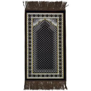 imageModefa Turkish Islamic Velvet Prayer Rug  Soft Small Child Praying Carpet  Muslim Janamaz Sajada for Kids ampamp Toddlers  Ramadan or Eid Gift for Boys ampamp Girls  Lattice RedLattice Brown