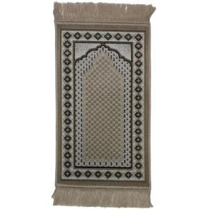 imageModefa Turkish Islamic Velvet Prayer Rug  Soft Small Child Praying Carpet  Muslim Janamaz Sajada for Kids ampamp Toddlers  Ramadan or Eid Gift for Boys ampamp Girls  Lattice RedBeige