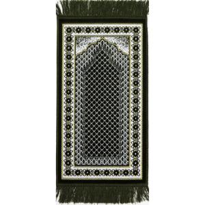 imageModefa Turkish Islamic Velvet Prayer Rug  Soft Small Child Praying Carpet  Muslim Janamaz Sajada for Kids ampamp Toddlers  Ramadan or Eid Gift for Boys ampamp Girls  Lattice RedGreen