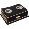 imageHoly Quran Keepsake Quran Rahle Holder Muslim Rayiha Gift Set SilverBlack