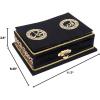 imageHoly Quran Keepsake Quran Rahle Holder Muslim Rayiha Gift Set SilverBlack