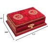 imageHoly Quran Keepsake Quran Rahle Holder Muslim Rayiha Gift Set SilverRed