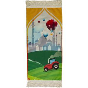 image:imageModefa Turkish Islamic Prayer Rug  Thin Praying Carpet for Boys and Girls  Small Child Size Muslim Prayer Mat for Young Kids  Ramadan or Eid Gift  Fun Digital Print KB Dreams  PinkMasjid Fields