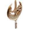 image:imageIslamic Wall Hanging Decor Housewarming Gift with Tassel  Allah and Muhammad Crescent Set  ESMA PearlGold