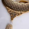 image:imageIslamic Wall Hanging Decor Housewarming Gift with Tassel  Allah and Muhammad Crescent Set  ESMA PearlGold