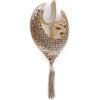 image:imageIslamic Wall Hanging Decor Housewarming Gift with Tassel  Allah and Muhammad Crescent Set  ESMA PearlPearl