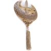 image:imageIslamic Wall Hanging Decor Housewarming Gift with Tassel  Allah and Muhammad Crescent Set  ESMA PearlPearl