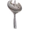 image:imageIslamic Wall Hanging Decor Housewarming Gift with Tassel  Allah and Muhammad Crescent Set  ESMA PearlSilver