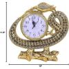 image:imageModefa Islamic Turkish Decor Elegant Table Shelf Clock Waw Tulip with 99 Names of Allah Gold