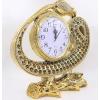image:imageModefa Islamic Turkish Decor Elegant Table Shelf Clock Waw Tulip with 99 Names of Allah Gold