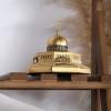 image:imageModefa Islamic Turkish Home Decor Showpiece Gift Al Aqsa Mosque Dome of The Rock Jerusalem Replica Gold  Medium 6in x 65inGold  Small 35in X 51in
