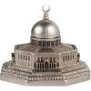 image:imageModefa Islamic Turkish Home Decor Showpiece Gift Al Aqsa Mosque Dome of The Rock Jerusalem Replica Gold  Medium 6in x 65inSilver  Mini 28in X 39in