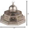 image:imageModefa Islamic Turkish Home Decor Showpiece Gift Al Aqsa Mosque Dome of The Rock Jerusalem Replica Gold  Medium 6in x 65inSilver  Mini 28in X 39in