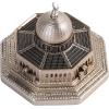 image:imageModefa Islamic Turkish Home Decor Showpiece Gift Al Aqsa Mosque Dome of The Rock Jerusalem Replica Gold  Medium 6in x 65inSilver  Small 35in X 51in