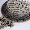 image:imageModefa Kelima Tawhid Tevhid Touheed Wall Decor With Tassel Decoration Ayatul Kursi Wall Decor GoldSilver